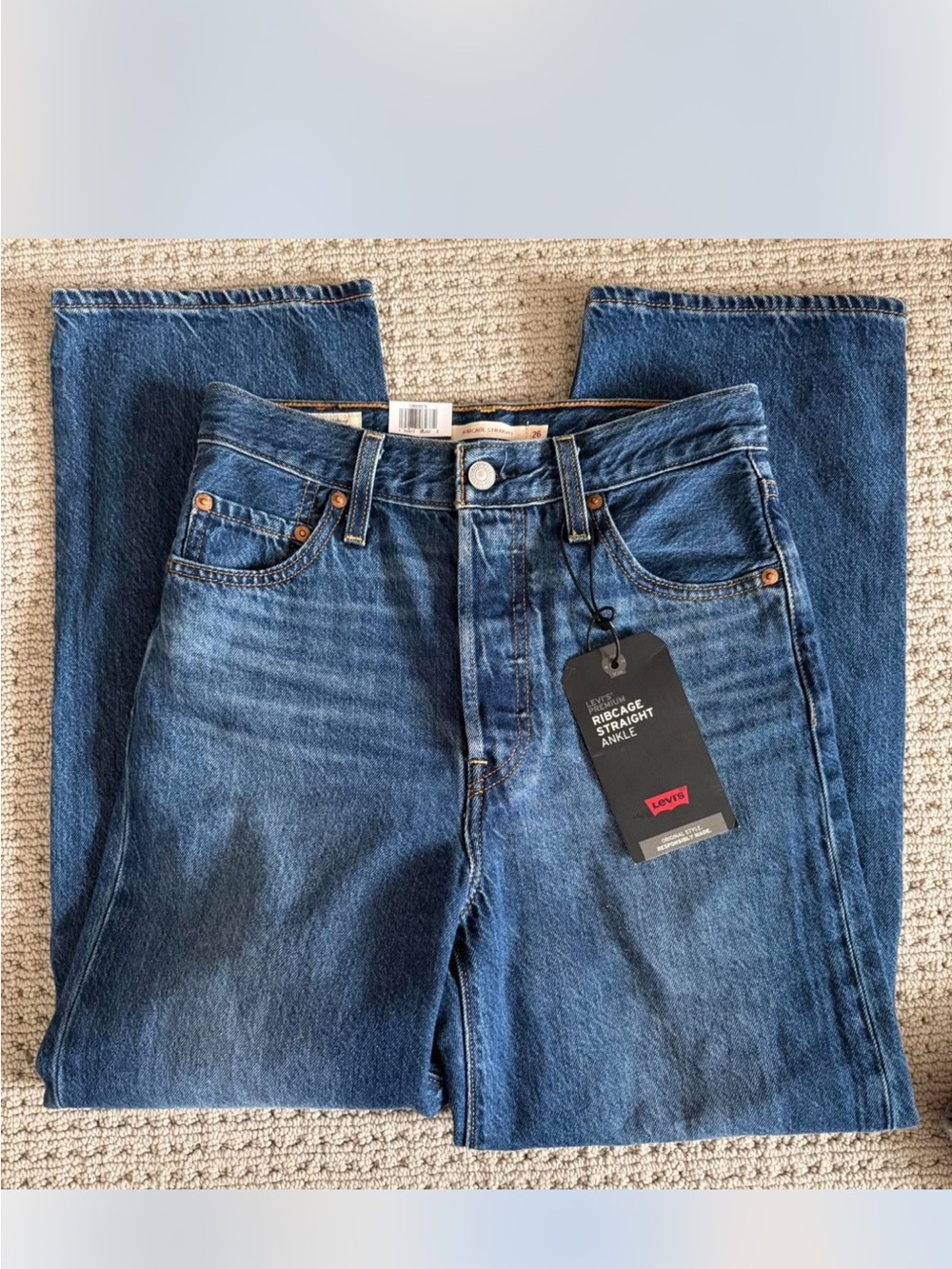 Levi's Ribcage Straight Ankle 26x27